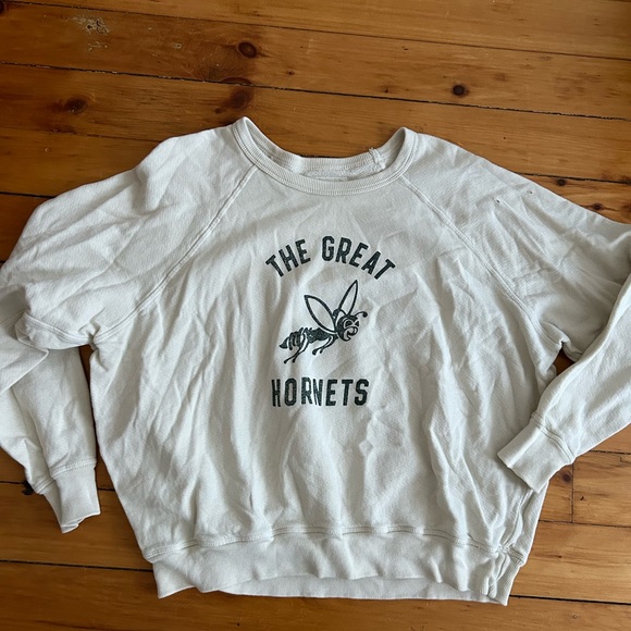 The Great The College Sweatshirt great hornets   2 / M medium pullover cotton - Picture 2 of 8